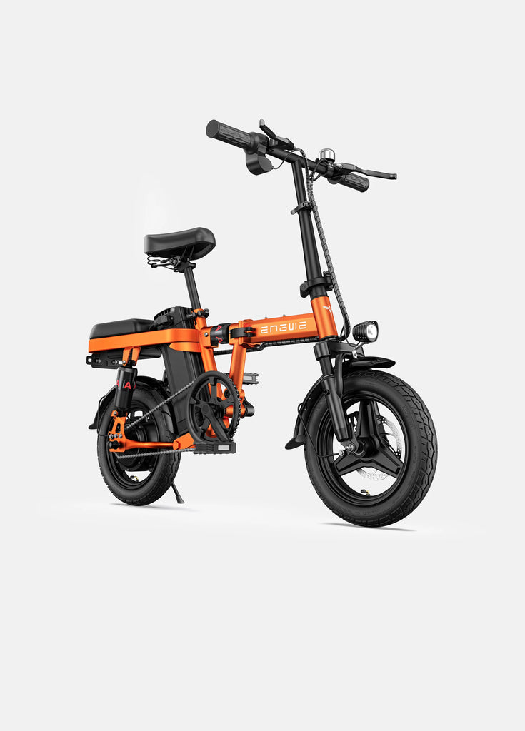 ENGWE T14 350W E-Bike - Orange | Mini Electric Bike | Bike Lover USA