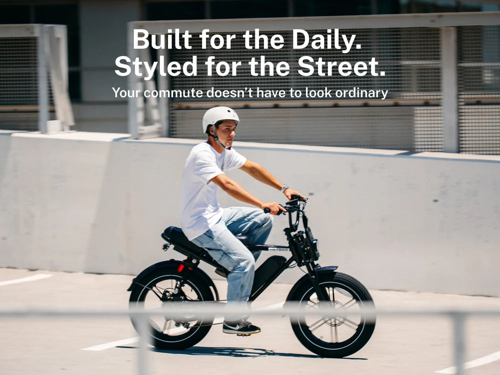 Heybike Titan Moped-Style Electric Bike – 750W, 20 MPH, 80-Mile Range