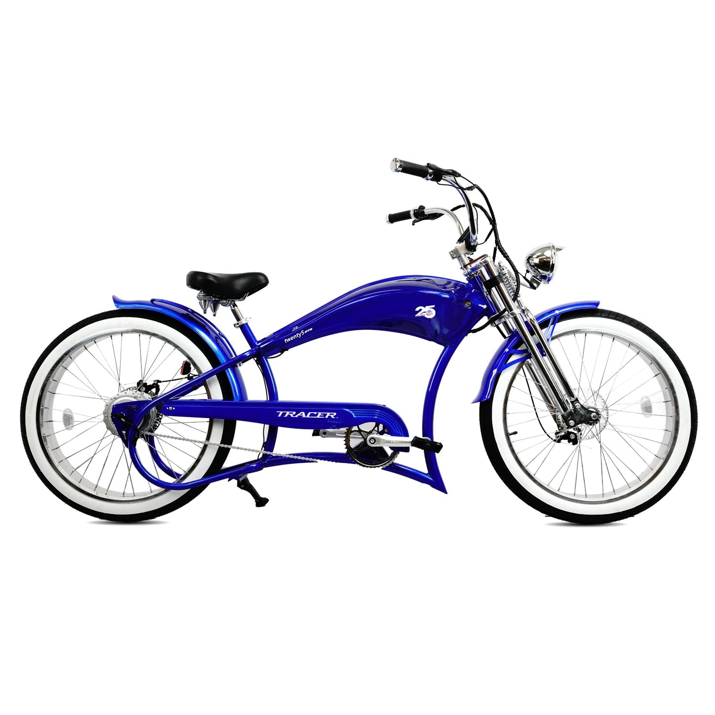 Tracer Twenty5 GTS 500W 26" Electric Cruiser Bike 48V 17.5Ah Top Speed 25MPH Fat Tire