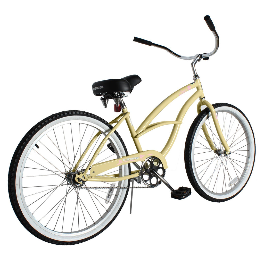 Micargi Pantera 26 Inch Women's Beach Cruiser Bike 1 Speed/ 7 Speed