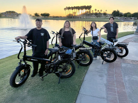Jasion X-Hunter Folding Electric Bike 1400W Peak Motor 28 mph 48V 13Ah Battery
