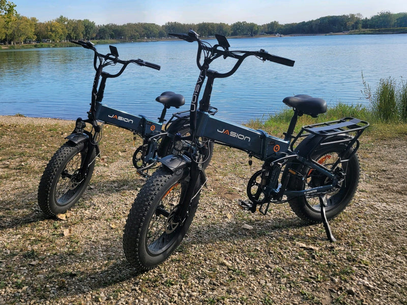 Jasion X-Hunter Folding Electric Bike 1400W Peak Motor 28 mph 48V 13Ah Battery