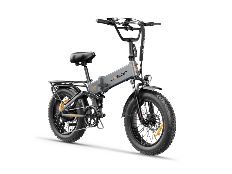 Jasion X-Hunter Folding Electric Bike 1400W Peak Motor 28 mph 48V 13Ah Battery