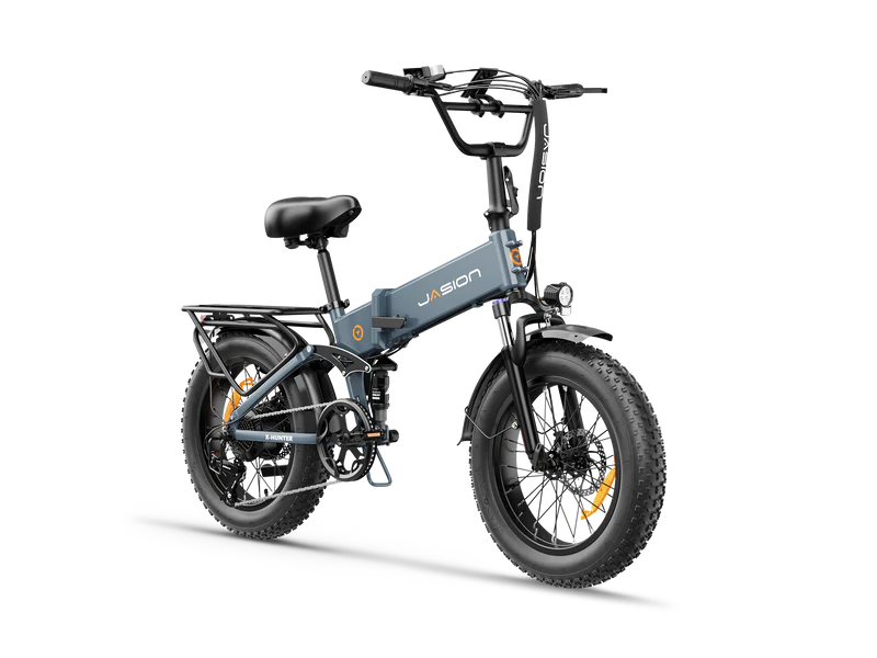 Jasion X-Hunter Folding Electric Bike 1400W Peak Motor 28 mph 48V 13Ah Battery