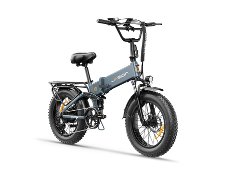 Jasion X-Hunter Folding Electric Bike 1400W Peak Motor 28 mph 48V 13Ah Battery