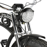 Micargi Cyclone 500W 26" Electric Fat Tire Cruiser 48V 11.6Ah Top Speed 20MPH