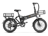 Jasion EB7 2.0 Road Trip Folding Electric Bike 850W Motor 28 mph 48V 10Ah Battery