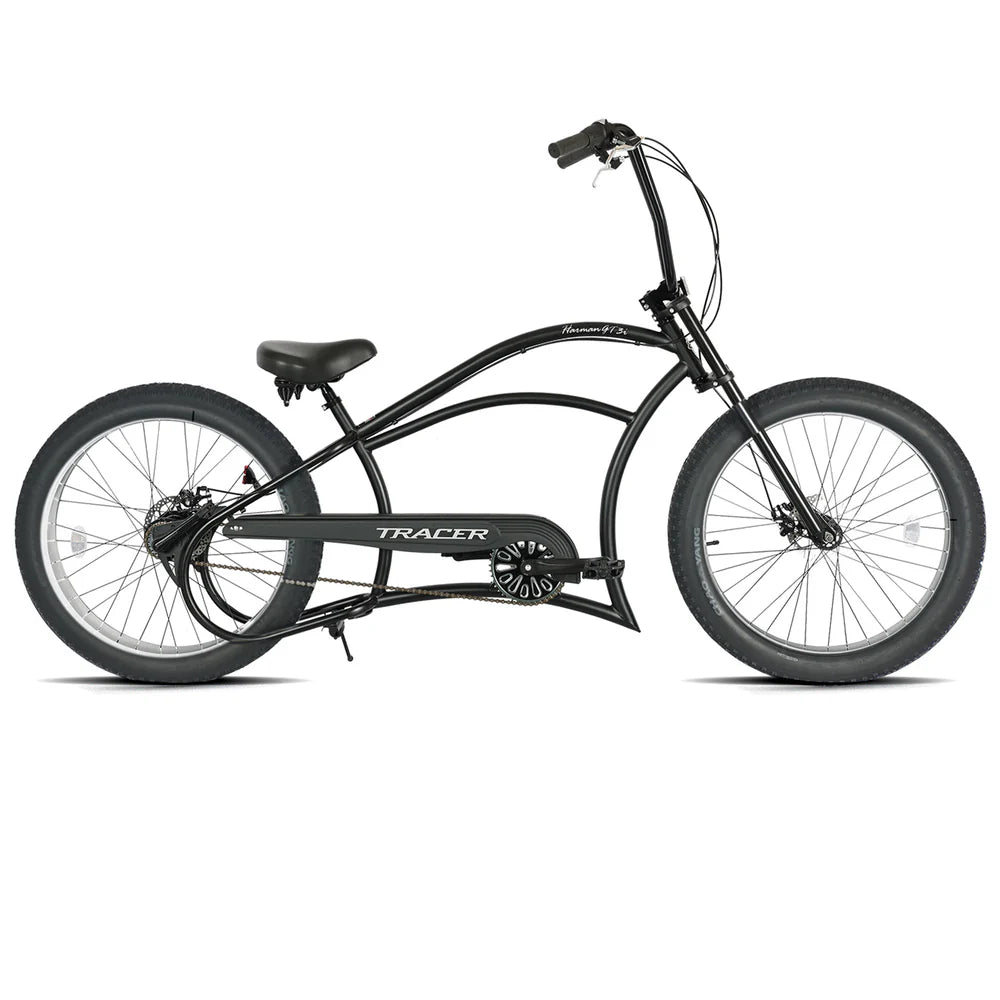 Tracer Harman 3i 26'' Vintage Internal 3-Speed Chopper Stretch Fat Tire Bike