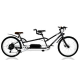 Micargi Raiatea 500W Tandem Electric Bike 26" 20MPH Top Speed 48V 10.4Ah Shimano 7-Speed