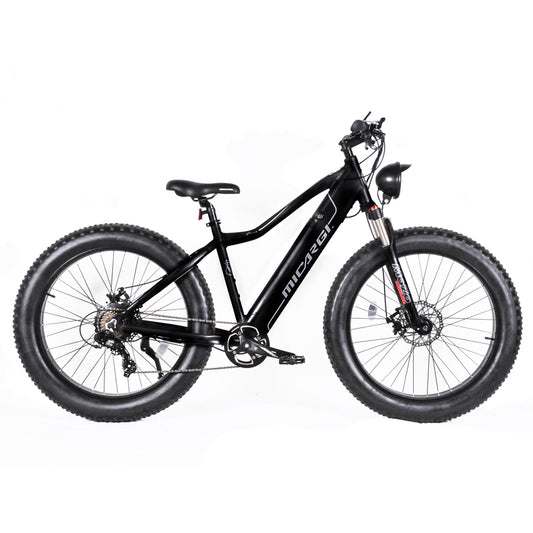 Micargi Steed 800W Fat Tire Electric Mountain Bike 20MPH Top Speed