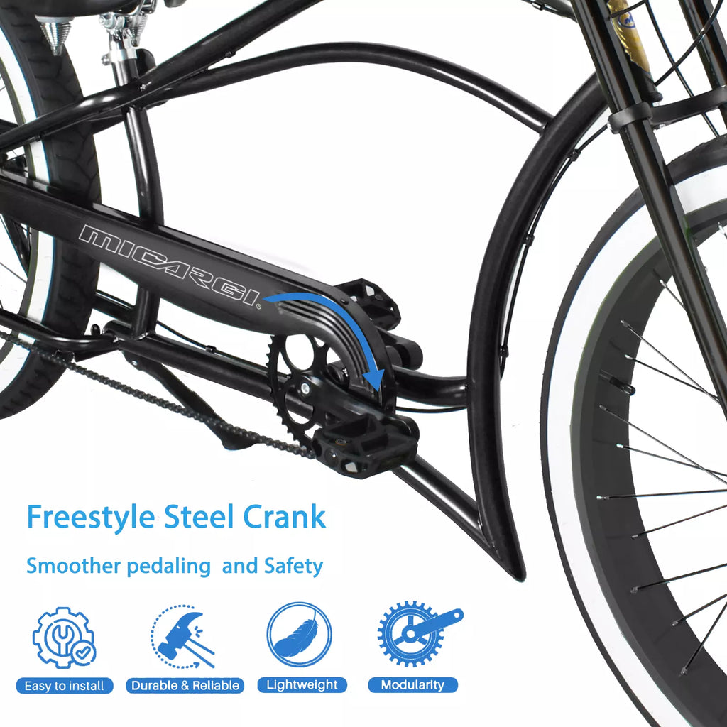 Micargi Boston GT7 Stretch Cruiser Bicycle
