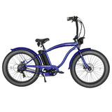 Tracer Loiter 26" 800W Cruiser E-Bike, 48V 17.5Ah Battery, 40–50 Mile Range, 26×4.0 Fat Tires, Shimano 7-Speed, Up to 25 MPH