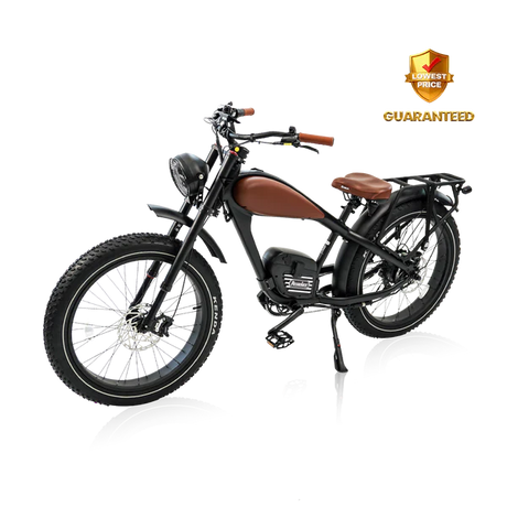 Revi Bikes Cheetah Pro Electric Bicycle 1000W Motor 28 mph Dual 48V 30Ah Battery