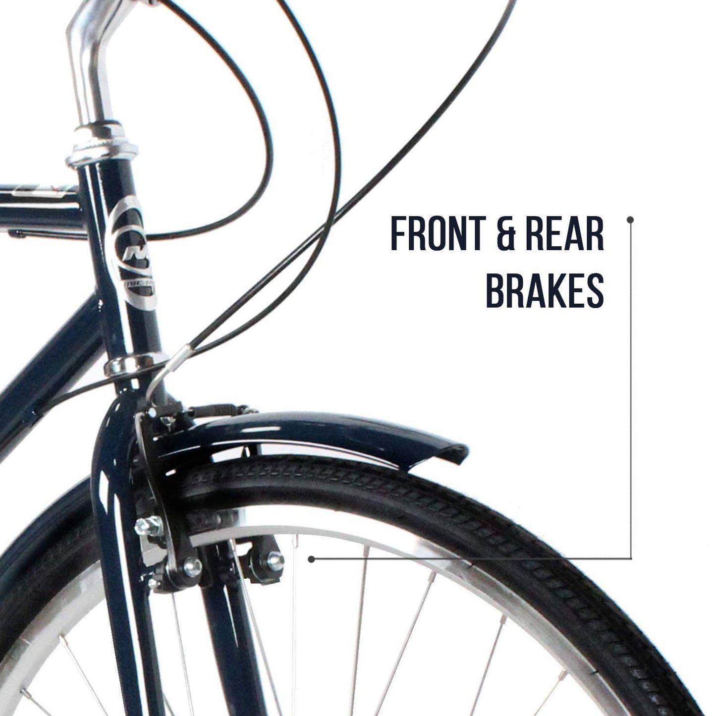 Micargi Roasca 700C 53cm Hybrid City Bikes 7 Speed