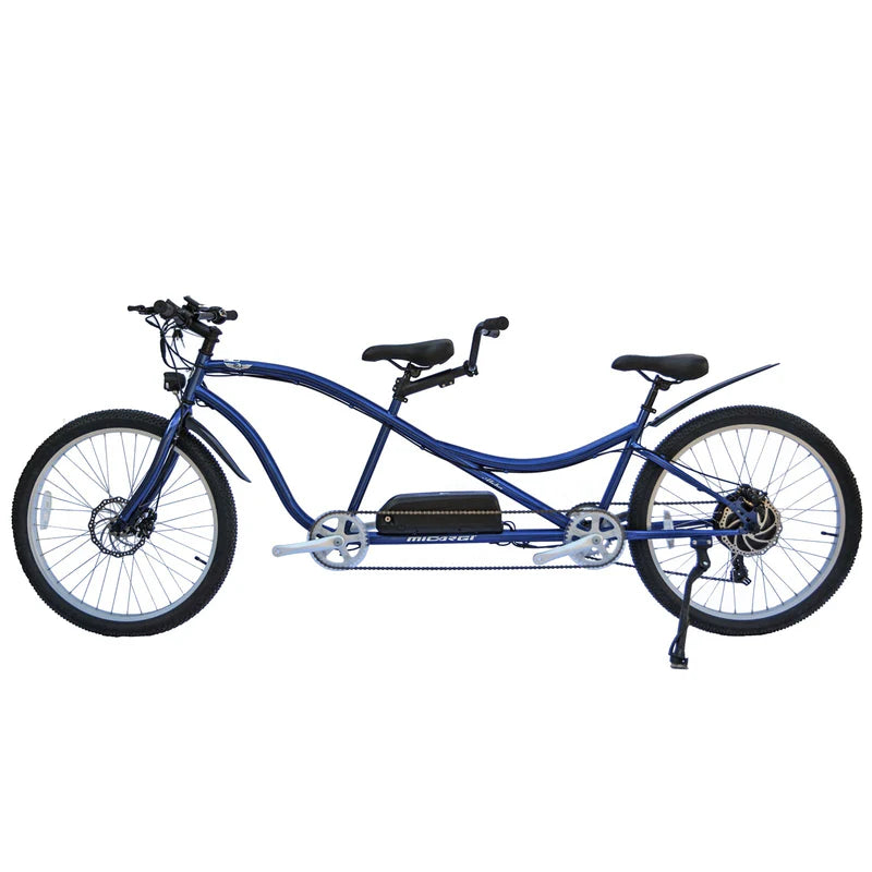Tracer Aloha 500W Tandem Electric Bike, Up to 25 MPH Top Speed, 48V 17.5Ah Battery, 30–50 Mile Range, 26” Tires, 7-Speed