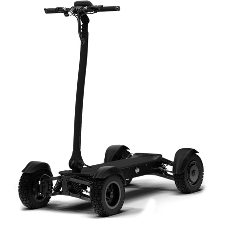 CycleBoard X-QUAD 4-Wheel Electric Scooter, Dual 1500W Motors (3000W Peak), 27 mph Top Speed, 60V 30Ah Battery, Up to 50-Mile Range
