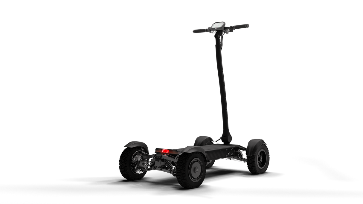 CycleBoard X-QUAD 4-Wheel Electric Scooter, Dual 1500W Motors (3000W Peak), 27 mph Top Speed, 60V 30Ah Battery, Up to 50-Mile Range