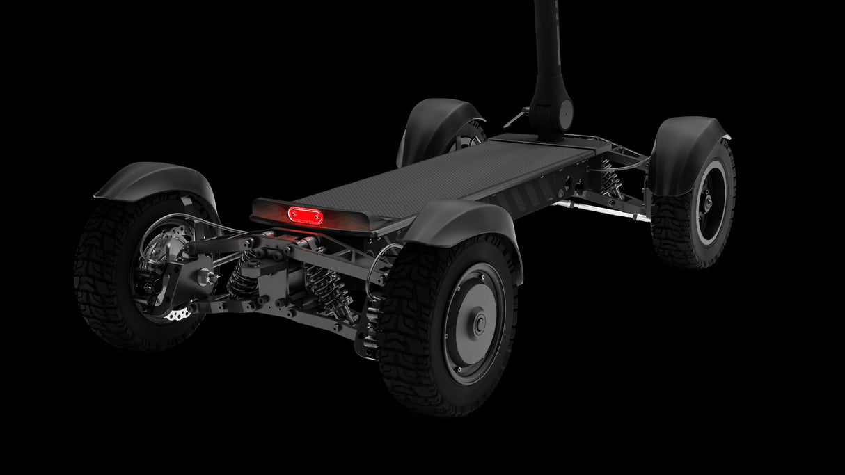 CycleBoard X-QUAD 4-Wheel Electric Scooter, Dual 1500W Motors (3000W Peak), 27 mph Top Speed, 60V 30Ah Battery, Up to 50-Mile Range