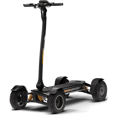 CycleBoard X-QUAD 4-Wheel Electric Scooter, Dual 1500W Motors (3000W Peak), 27 mph Top Speed, 60V 30Ah Battery, Up to 50-Mile Range