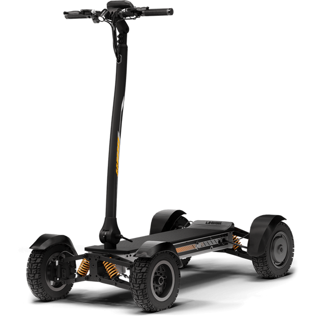 CycleBoard X-QUAD 4-Wheel Electric Scooter, Dual 1500W Motors (3000W Peak), 27 mph Top Speed, 60V 30Ah Battery, Up to 50-Mile Range