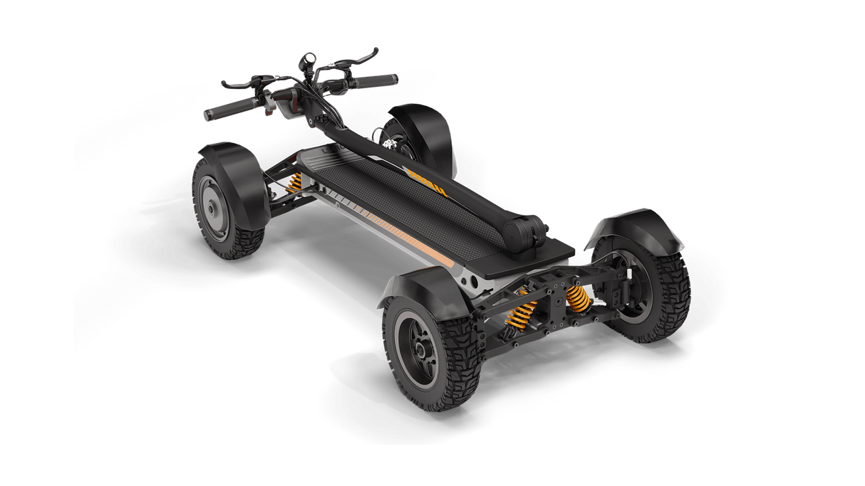 CycleBoard X-QUAD 4-Wheel Electric Scooter, Dual 1500W Motors (3000W Peak), 27 mph Top Speed, 60V 30Ah Battery, Up to 50-Mile Range