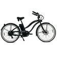 Tracer OMEGA 500W 26" 7-Speed Electric Beach Cruiser Bike for Women, 48V 14Ah Battery, 30–50 Mile Range, 26” Tires, Up to 25 MPH