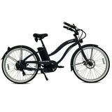 Tracer OMEGA 500W 26" 7-Speed Electric Beach Cruiser Bike for Women, 48V 14Ah Battery, 30–50 Mile Range, 26” Tires, Up to 25 MPH