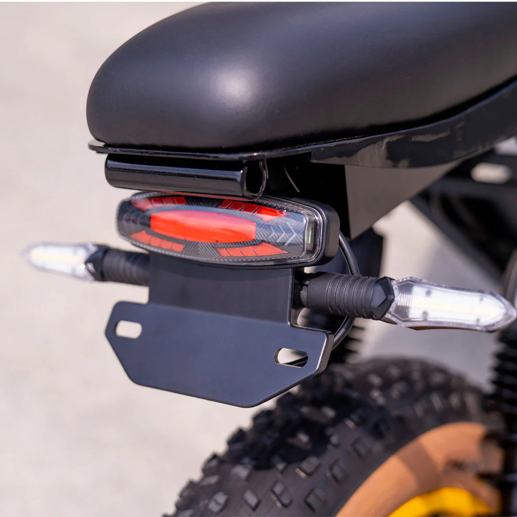 HappyRun G100 – 2000W Dual Battery Long-Range Electric Bike | Full Suspension, NFC Unlock, Retro-Inspired Design