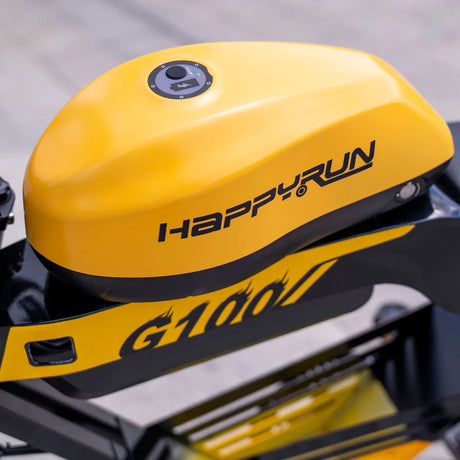 HappyRun G100 Dual-Battery Electric Bike 1000W Motor 28 mph 48V 30Ah Battery