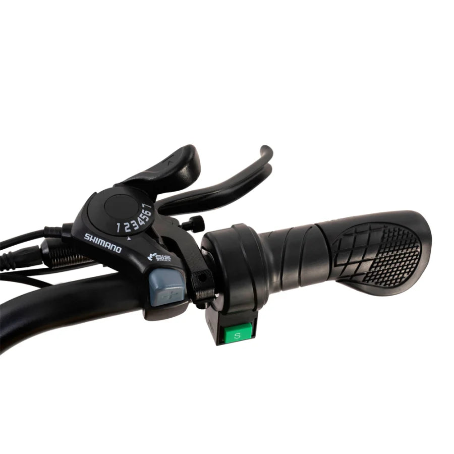 HappyRun G100 – 2000W Dual Battery Long-Range Electric Bike | Full Suspension, NFC Unlock, Retro-Inspired Design