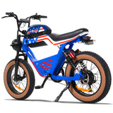 HappyRun G100 Dual-Battery Electric Bike 1000W Motor 28 mph 48V 30Ah Battery