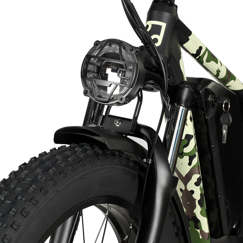 PHILODO Forester 60V Dual Motor Electric Bike – Full Suspension Fat Tire eBike, Long Range 60V Battery, High Power All-Terrain Electric Bicycle