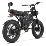 HappyRun G70 Pro Dual-Battery Electric Cargo Bike Dual 1000W Motors 28 mph 48V 30Ah Battery