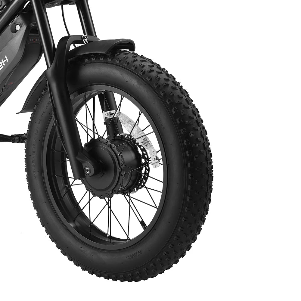 HappyRun G70 Pro – 5000W Dual-Motor Dual-Battery Electric Cargo Bike | AWD, Full Suspension, Family Utility E-Bike