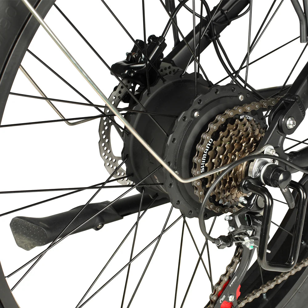 PHILODO Hunter 52V Full Suspension Electric Bike – 1500W Peak, 36 MPH, 52V 23Ah Battery, Fat Tire All-Terrain eBike