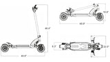 Kaabo Mantis 10 Lite Electric Scooter – 31 MPH, Dual 500W Motors, 48V 13Ah Battery
