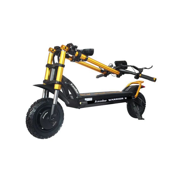 Kaabo Warrior X Plus Electric Scooter – 44 MPH, Dual 1100W Motors, 60V 21Ah Battery