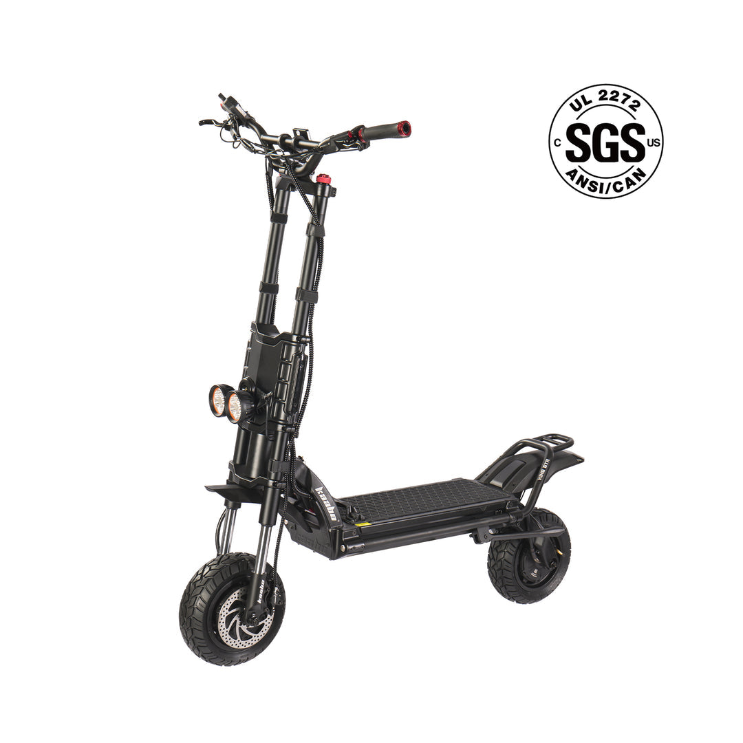 Kaabo King GTR Electric Scooter – 65 MPH, Dual 2000W Motors, 72V 35Ah Battery