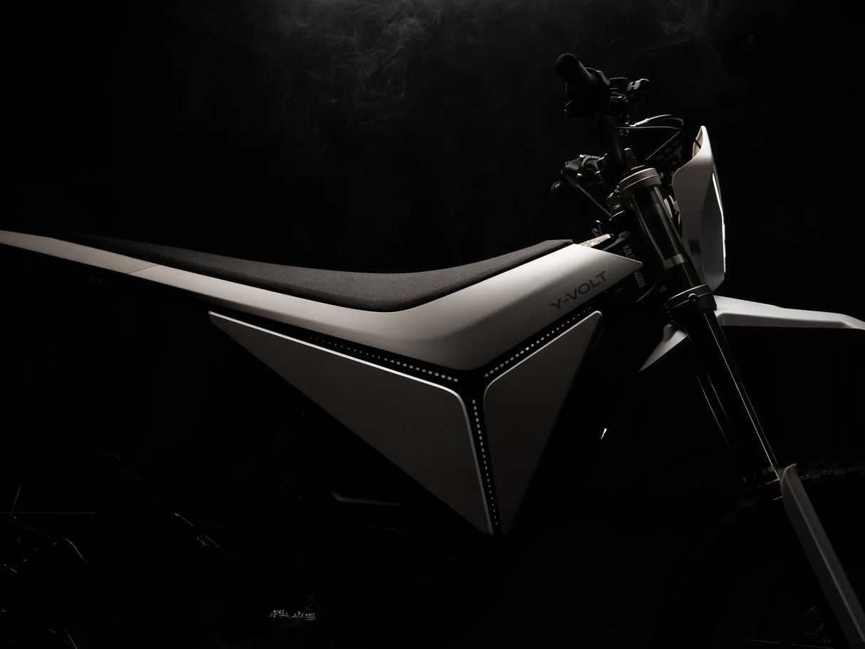 Y-VOLT Surge V Electric Dirt Bike – 35kW Peak Power, 68 MPH Top Speed