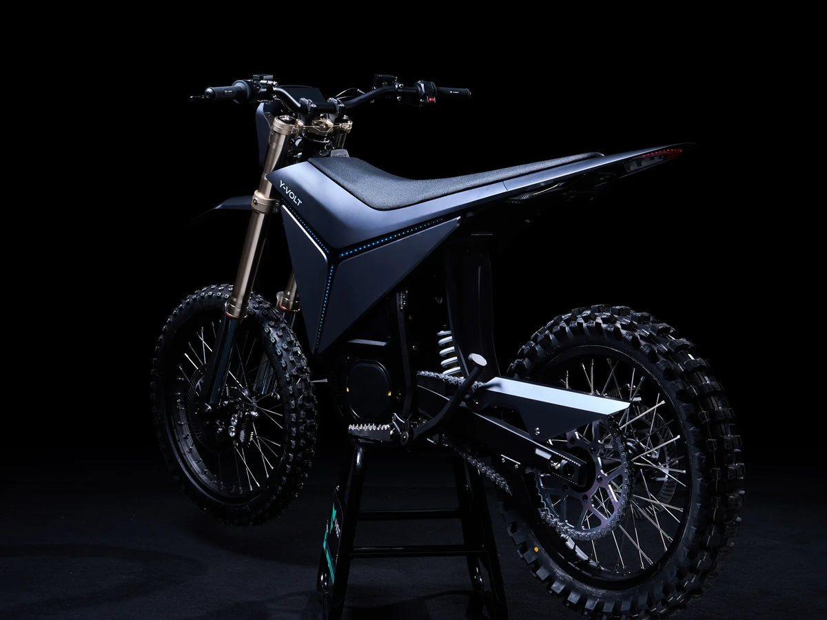 Y-VOLT Surge V Electric Dirt Bike – 35kW Peak Power, 68 MPH Top Speed