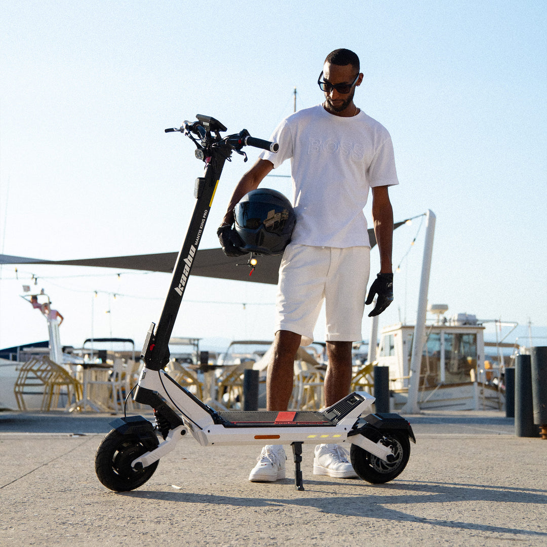 Kaabo Mantis King Pro Electric Scooter – 37 MPH, Dual 1200W Motors, 60V 18Ah Battery