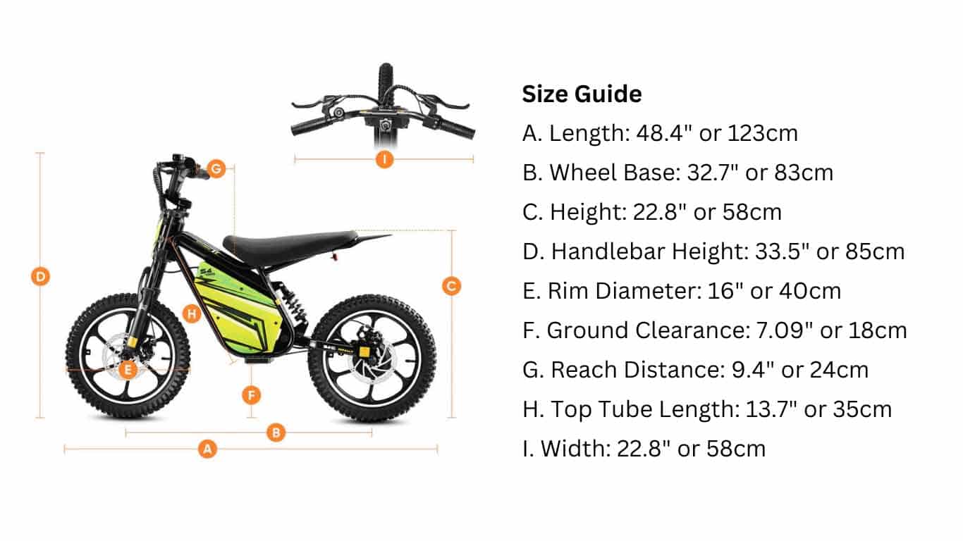 Mini Dirt Bike for Teens – Model S4 | 500W Motor, 36V Battery, 3-Speed Safe Modes