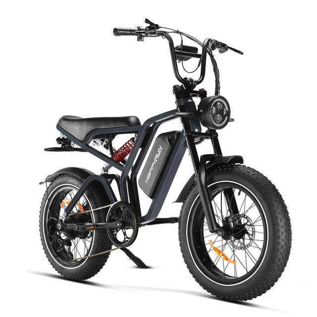 HappyRun Tank G60 Pro Electric Bike 1500W Motor 32 mph 48V 20Ah Battery