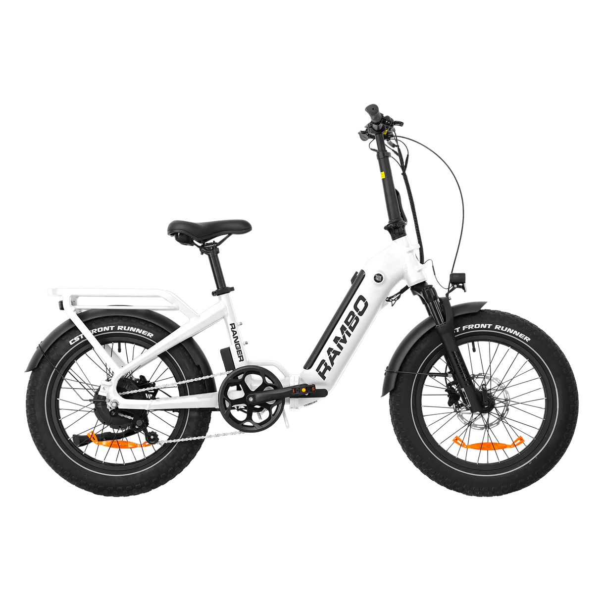 Rambo Ranger Folding E-Bike Up to 30 MPH 750W 48V 10.4Ah