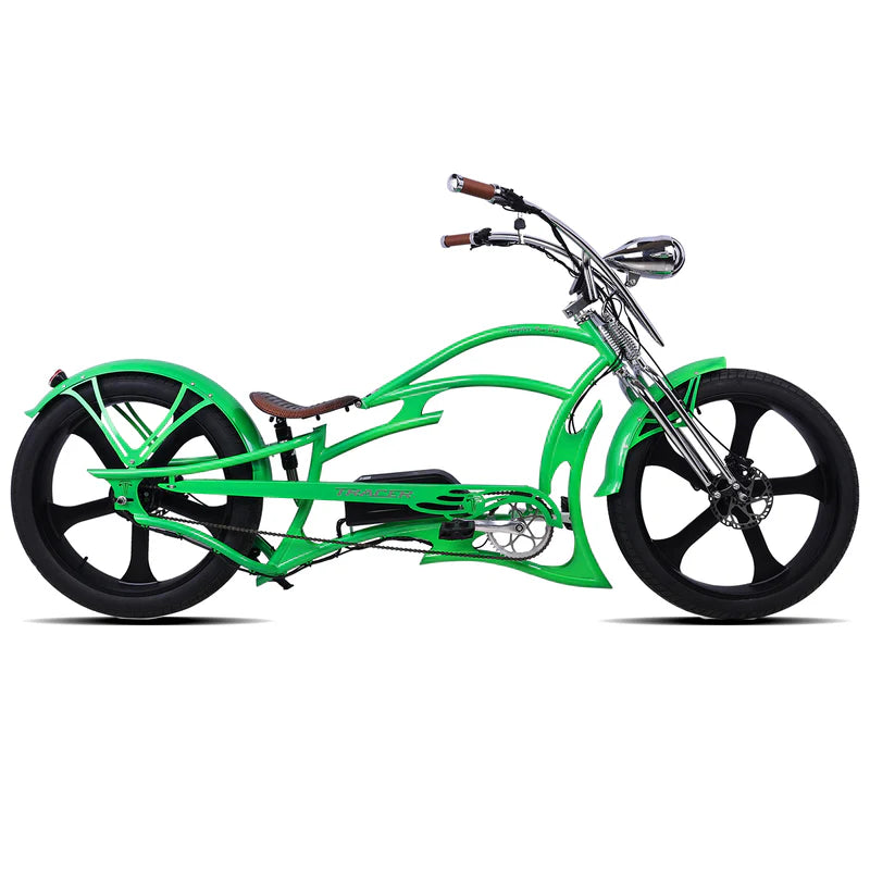 Tracer Raptor Pro DS 800W Stretch Cruiser E-Bike, 28MPH Top Speed, 48V 20Ah (960Wh) Battery, 55–65 Mile Range, 26” Fat Tires