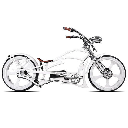Tracer Raptor Pro DS 800W Stretch Cruiser E-Bike, 28MPH Top Speed, 48V 20Ah (960Wh) Battery, 55–65 Mile Range, 26” Fat Tires