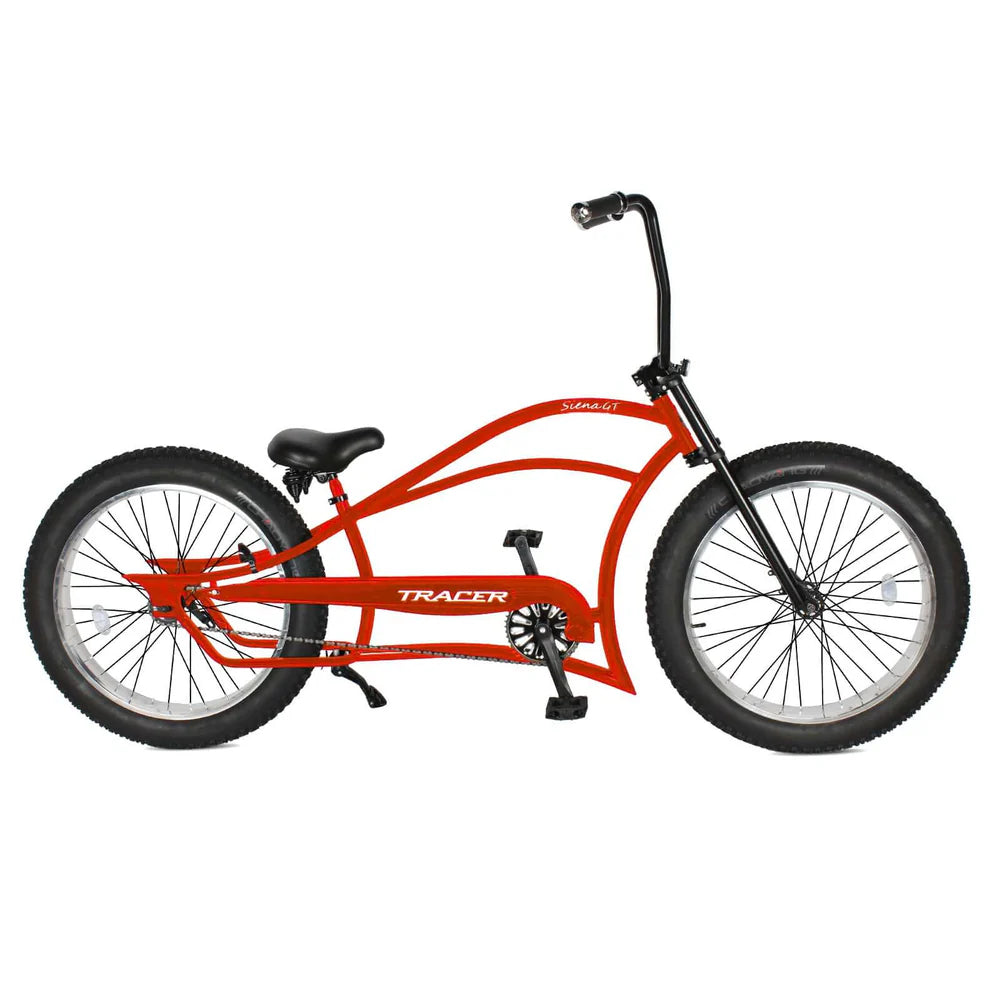 Tracer Siena GT 26" Chopper Stretch Cruiser Fat Tire Bike