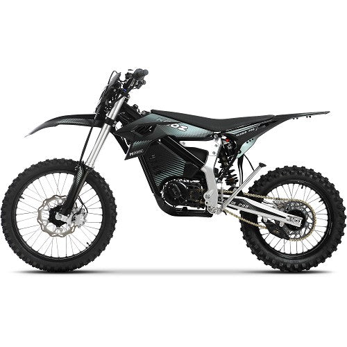 MotoTec Venom 72V 30000W Electric Dirt Bike 73Ah, Max Speed - 75 MPH Black