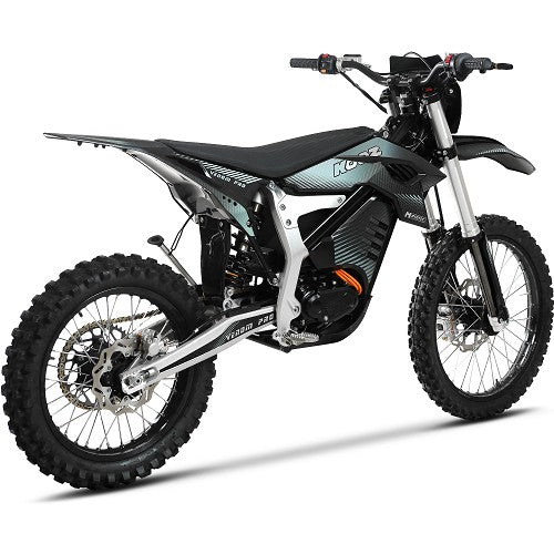 MotoTec Venom 72V 30000W Electric Dirt Bike 73Ah, Max Speed - 75 MPH Black
