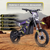 MotoTec 36V 1000W (HP112E) Electric Dirt Bike 1000W Motor 18 mph 36V 7.8Ah Battery